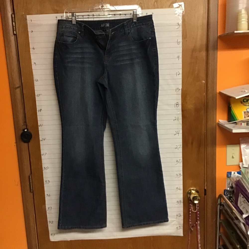 APT 9 - women’s 5 pocket jeans sz 12  blue